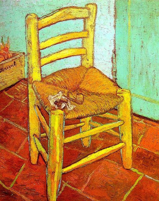 Vincent Van Gogh Artist's Chair with Pipe China oil painting art